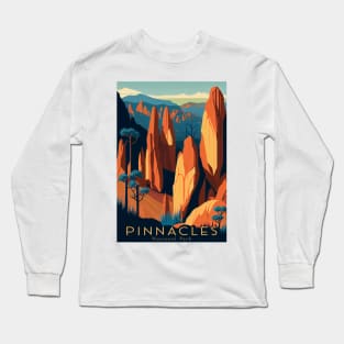 Pinnacles National Park Travel Poster Long Sleeve T-Shirt